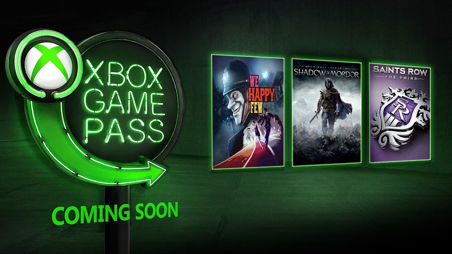 xbox game pass middle earth xbox we happy few 2019