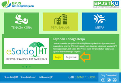 cek Saldo BPJS Ketenagakerjaan via Website