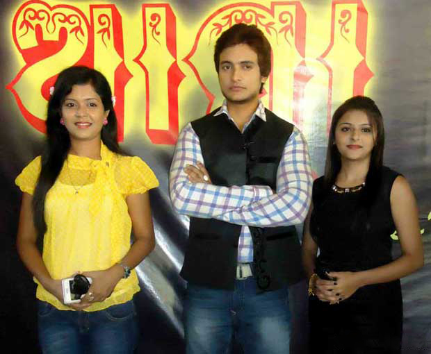 Abhisekh Rath, Preeti & Minaz during announcement of  'Aatma'