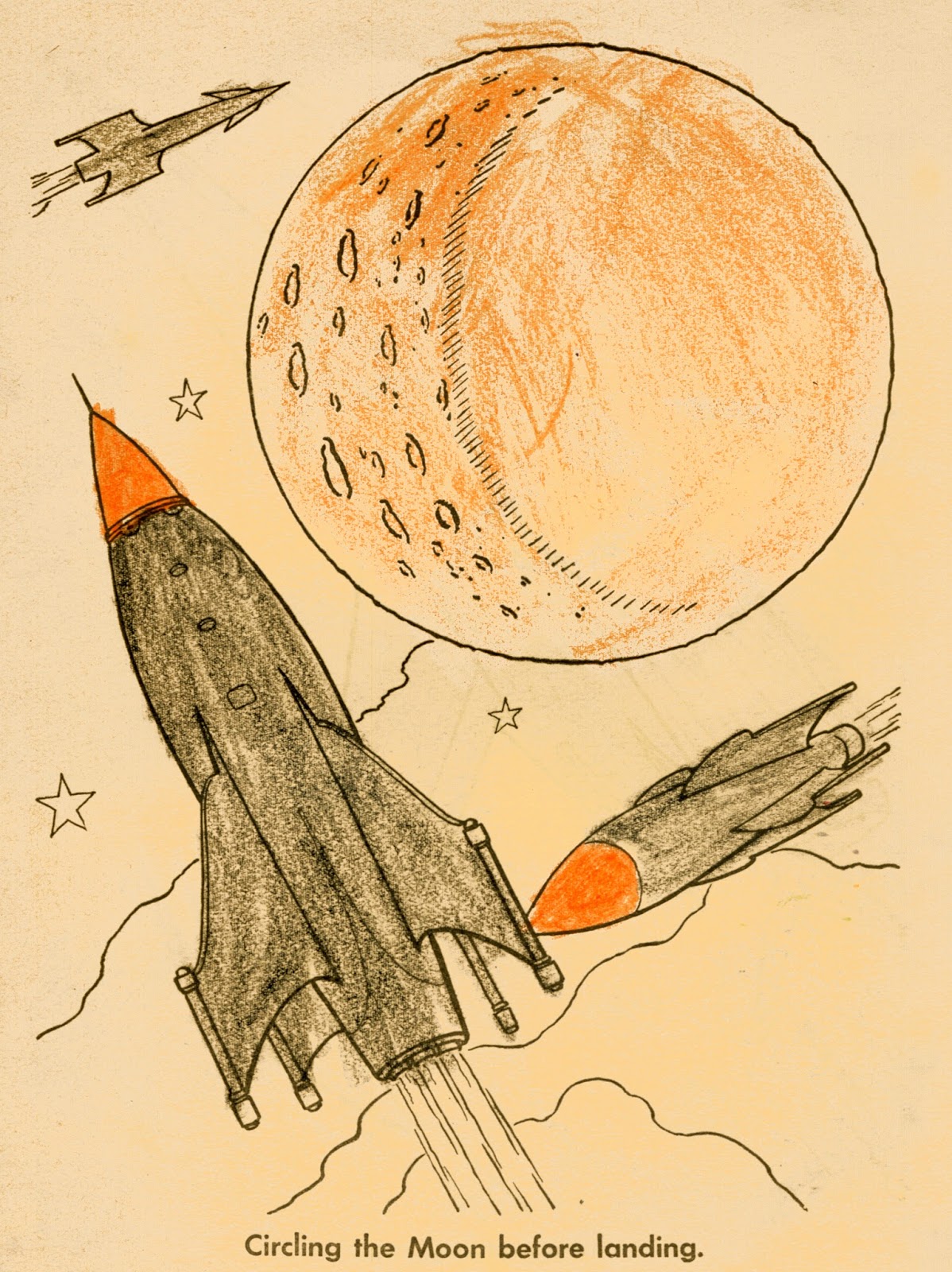 Dreams Of Space Books And Ephemera Space Happy Coloring Book 1953