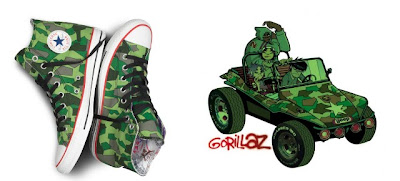 gorillaz converse, gorillazshoes, converse gorillaz green 