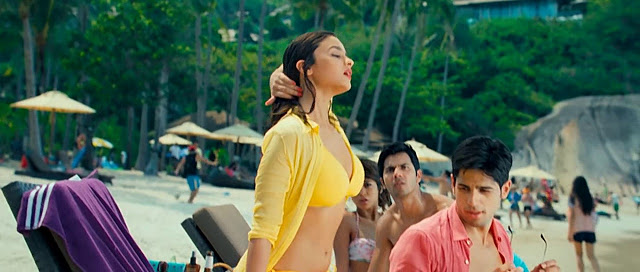 Alia Bhatt Hot Bikini Stills HD From Student Of The Year Movie