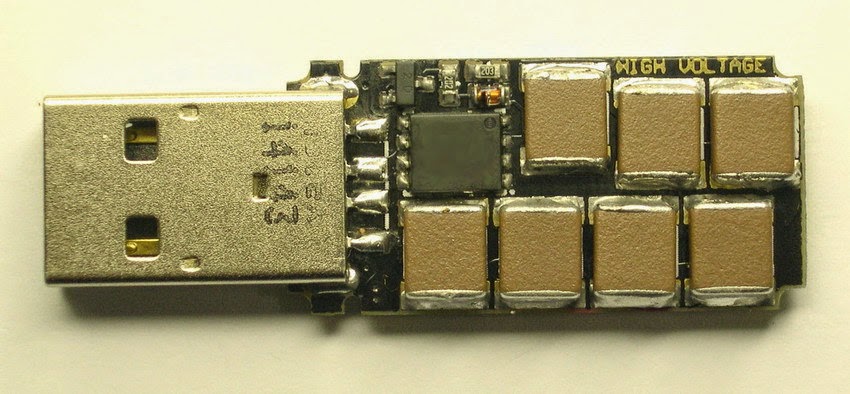 This shifty handmade USB drive is rigged to fry your computer