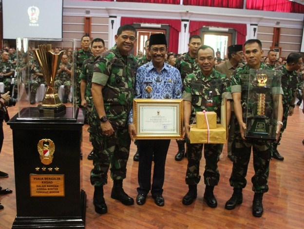 KODIM 0726 SUKOHARJO JUARA SATU LOMBA BINTER UTAMA TNI-AD