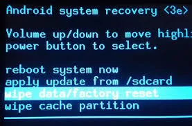 Menu recovery mode hp samsung