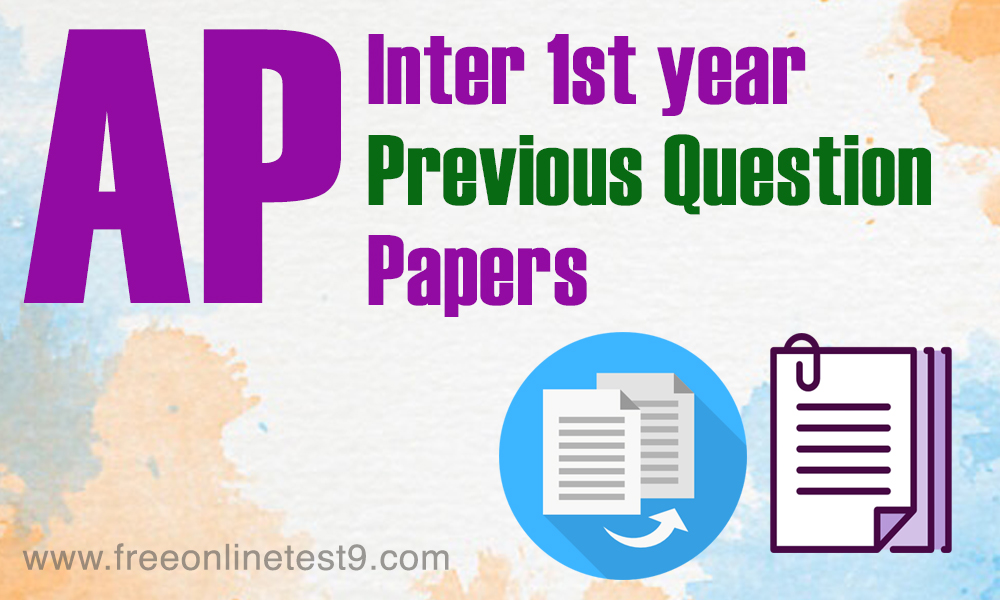 AP Inter 1st Year Previous Question Papers