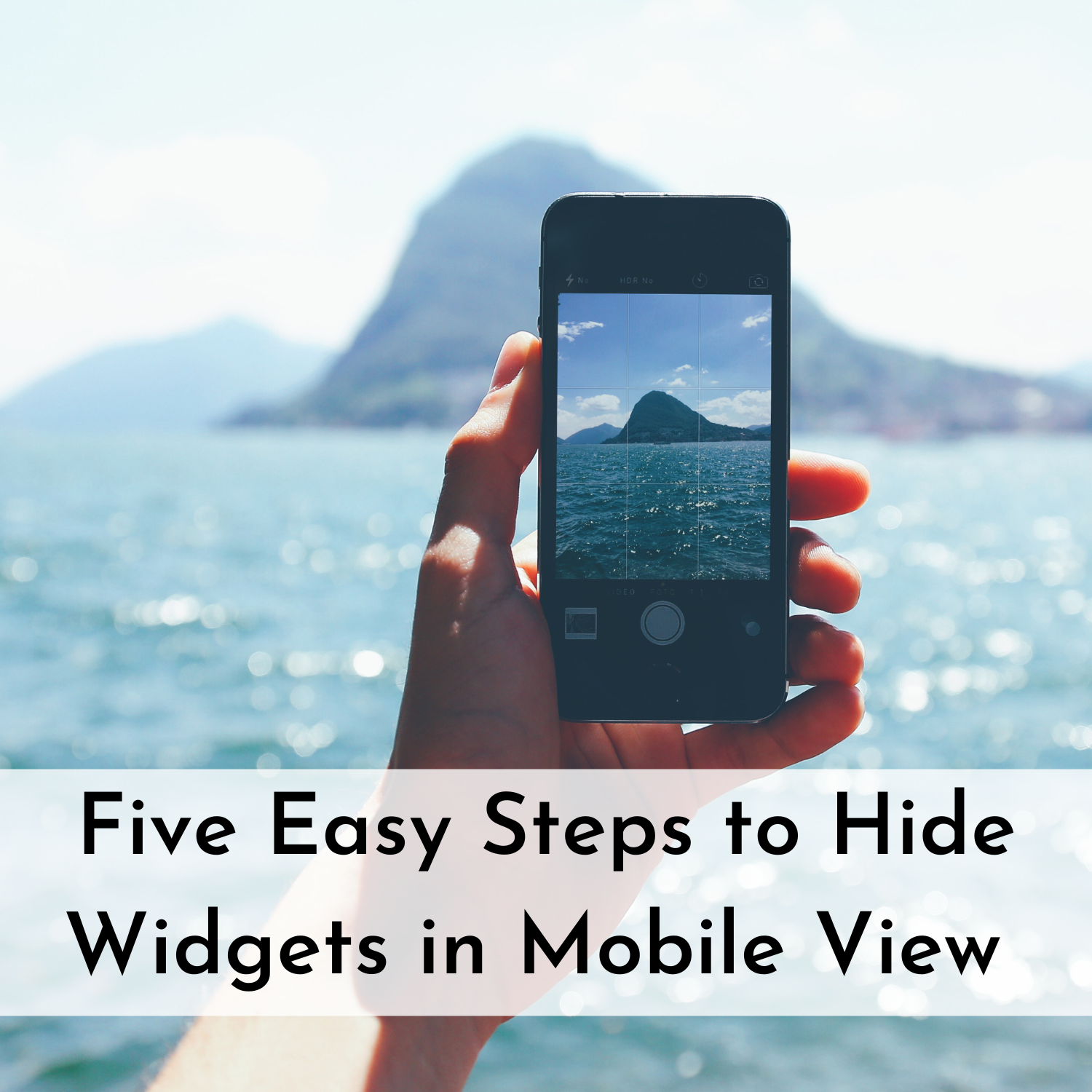 How to Hide Widgets in Mobile View with Blogger