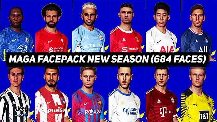 Mega Facepack September 2021 For PES 2017