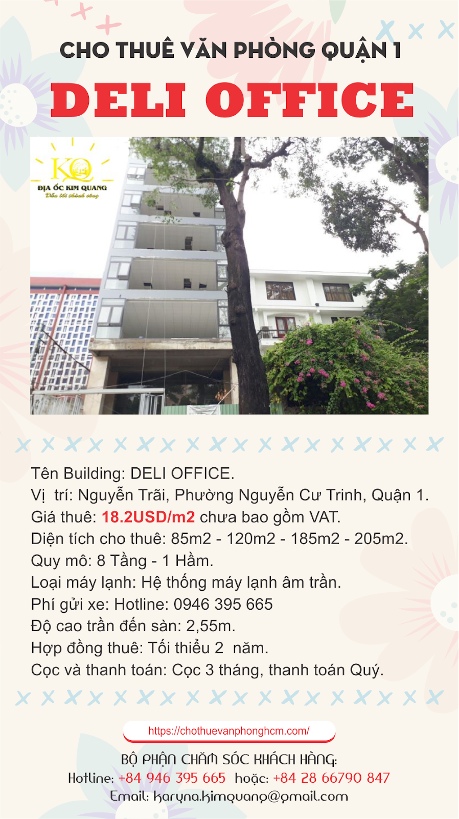 Văn phòng cho thuê quận 1 Deli Office