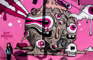 Graffiti Murals Monster Art by Buff