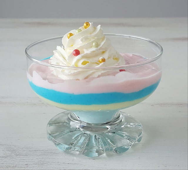 unicorn layered yoghurt yogurt