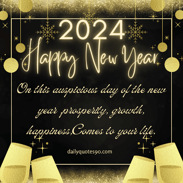 auspicious, 100+Best  New Year 2024 | Happy New Year Wishes | New Year Messages, Quotes and Images.