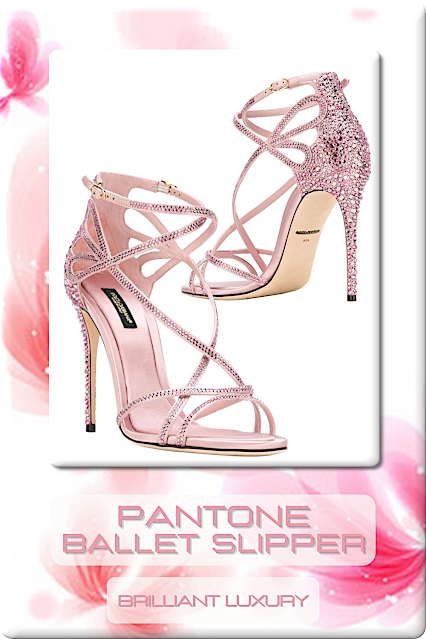 ♦Pantone Fashion Color Ballet Slipper Shoes #pantone #fashioncolor #pink #shoes #brilliantluxury