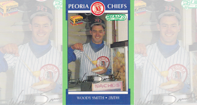 Woody Smity 1990 Peoria Chiefs card