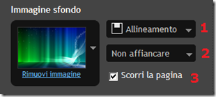 Sfondo Blogger
