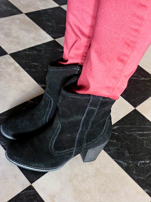 A picture of Barratts Black Suede Western Style Boots