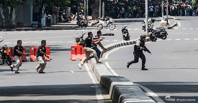 #PrayForJakarta | Pasca-Ledakan Pospol Sarinah, Semanggi Aman
