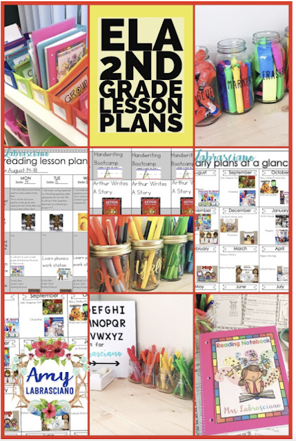 Click here to learn all about teaching ELA in the second  grade classroom.  These free and fun lesson outlines will detail curriculum and ideas for all informational, literature and writing standards in my 2nd grade elementary classroom.  This week's lessons will be all about: Chickens,  connecting events, diagrams, main topic, asking and answering questions, and key details.  Your second grade students will love the lessons and activities shared here.  These lesson outlines are added and updated almost each week.