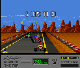 Al Unser Jr.'s Road to the Top racing game deplay