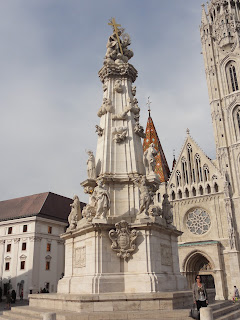 Monumento barroco de Budapeste na Hungria
