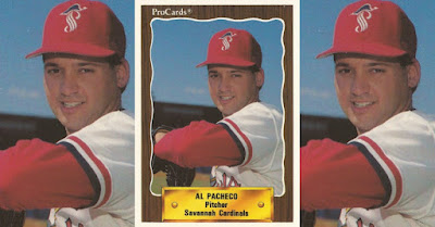 Al Pacheco 1990 Savannah Cardinals card