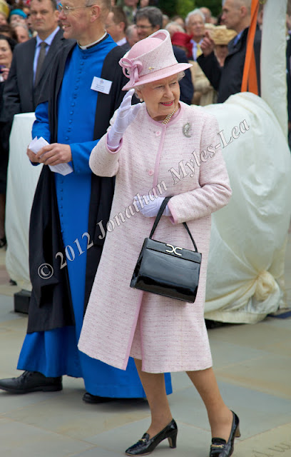 HM The Queen at Hereford Cathedral. © Jonathan Myles-Lea