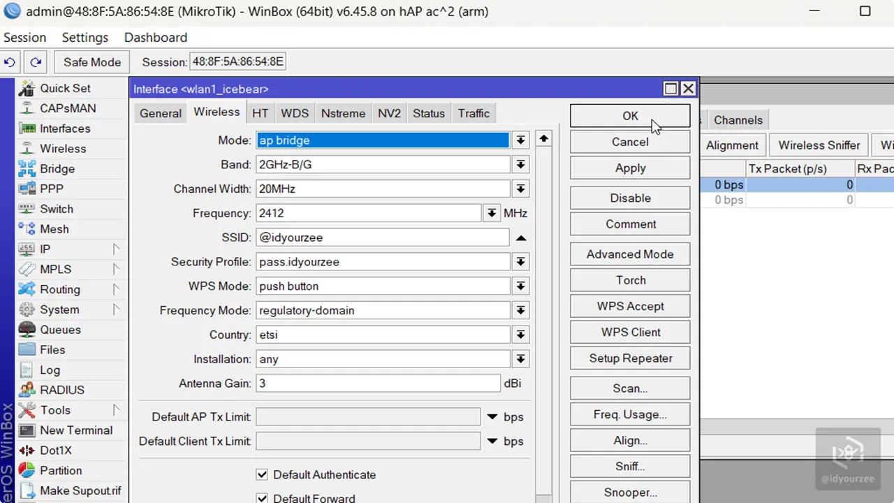 Cara setting bridge di mikrotik