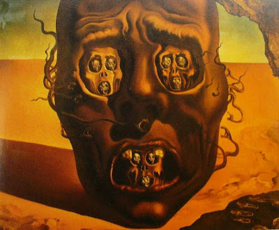 The Face of War by Salvador Dali