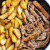 Pan-Seared Steak with Garlic Herb Roasted Potatoes