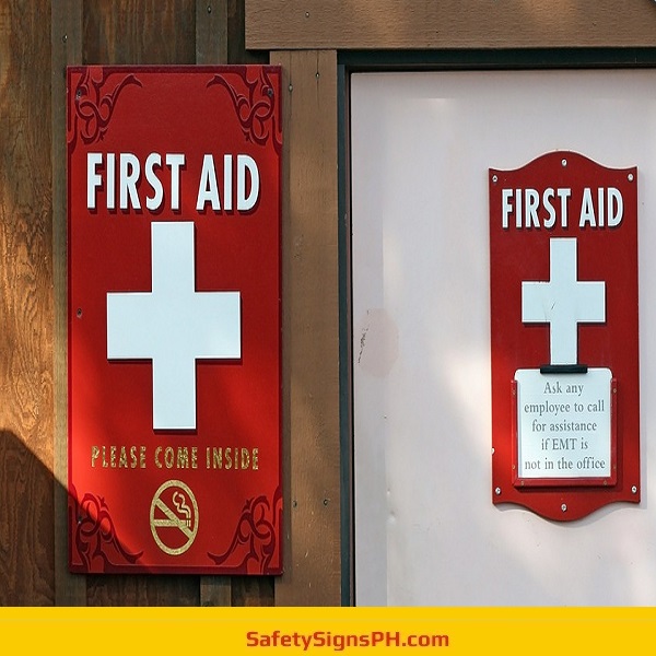 First Aid Door Signs