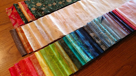 Modern batiks quilt as you go interleave quilt