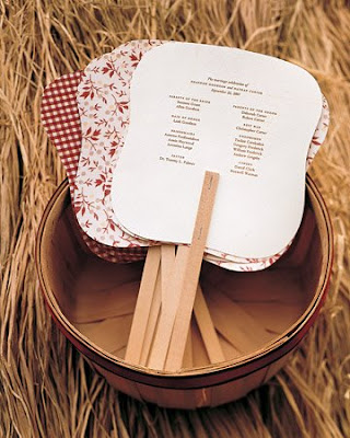  idea from martha stewart are perfect for an outdoor wedding