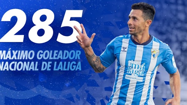 Málaga: Rubén Castro, leyenda de LaLiga