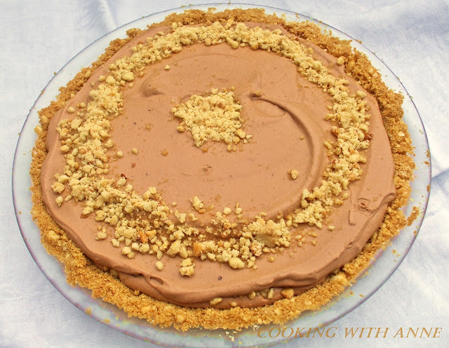 Chocolate Ice Cream and Nut Pie