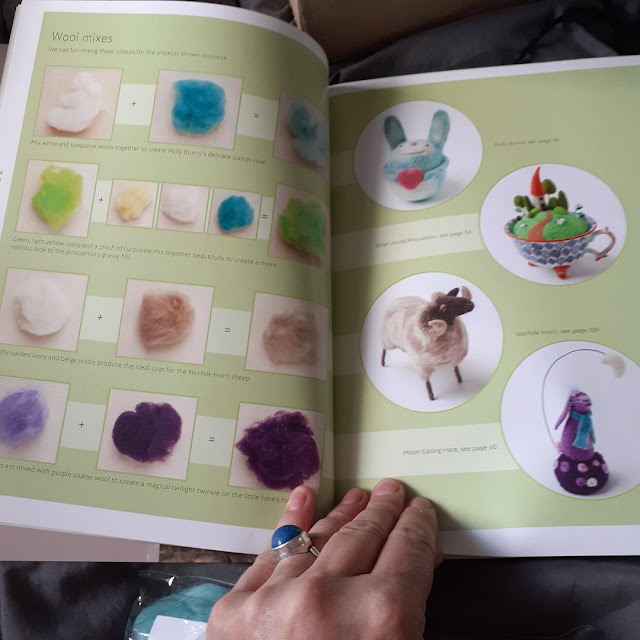 needle felt book for beginners