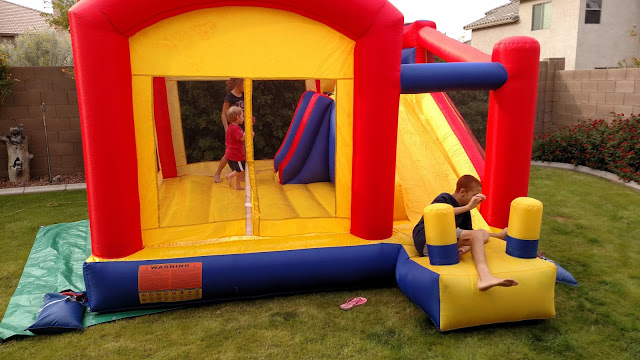 inflatable Toddler bounce house with slide combo 