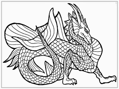 Dragon Coloring Pages For Adult