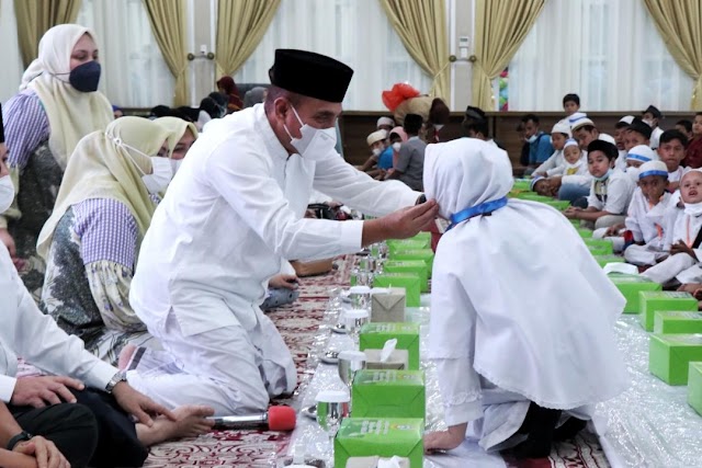 Gubernur Edy Rahmayadi Buka Puasa Bersama 1.500-an Anak Yatim