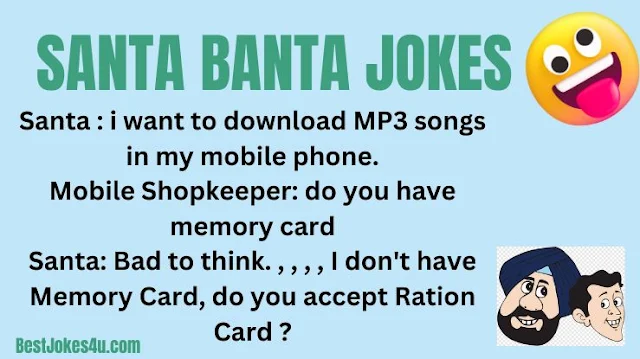 Funny Santa Banta jokes
