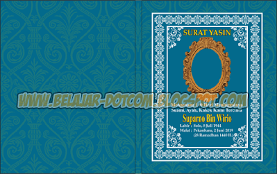 Download Desain Cover Yasin Kosong Cdr