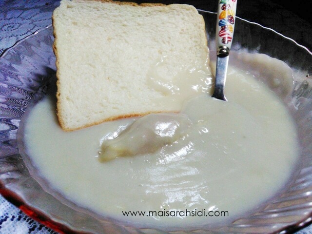 Sedapnya Makan Kuah Durian Cicah Roti