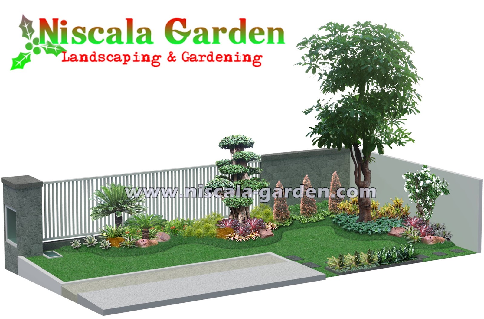18 Desain Taman Mininalis NISCALA GARDEN Tukang Taman Surabaya