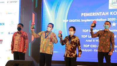 Kota Tangerang Raih 4 Penghargaan  TOP Digital Award 2020 