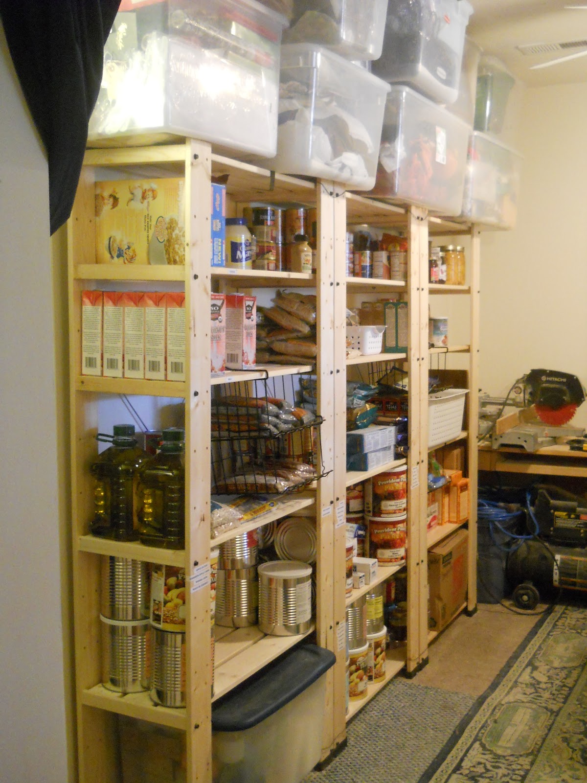 Food Storage Shelves