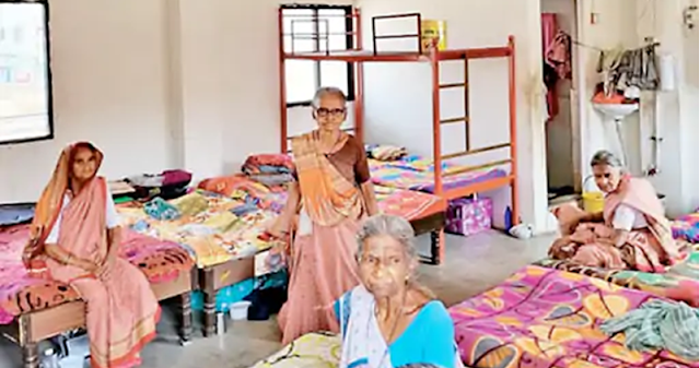 Large-premises-of-old-age-home-at-Dindoli-Surat.