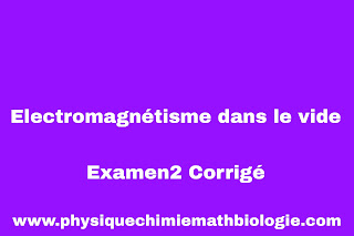 Examen2 Corrigé Electromagnétisme dans le vide 2023 PDF