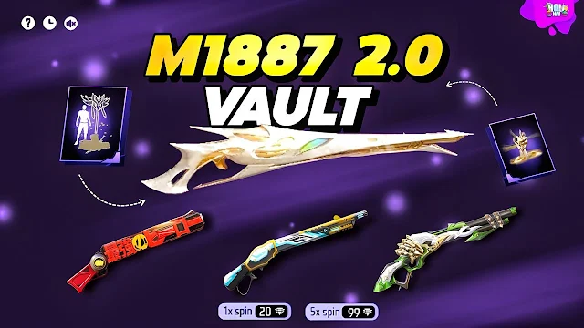 Free Fire M1887 2.0 Vault Skin Return