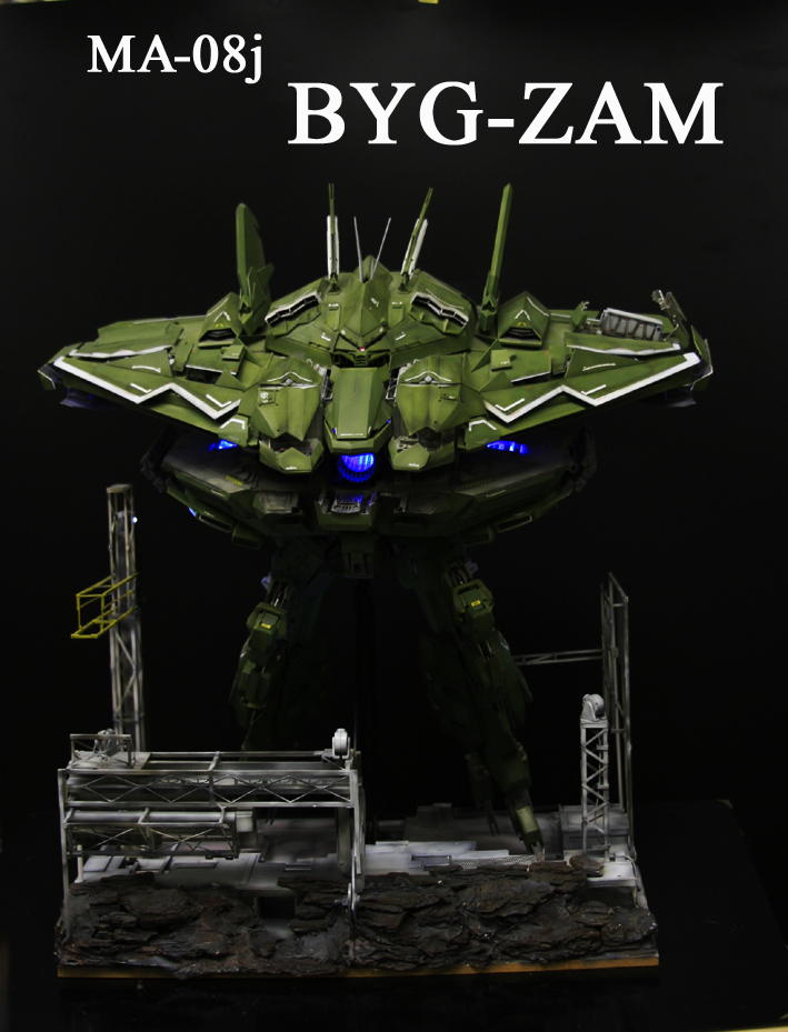 1 144 Big Zam Full Scratch Build With Diorama Gundam Kits Collection News And Reviews