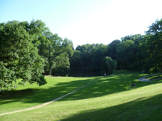 A view of the south end of Maksimir Park in Zagreb, Croatia