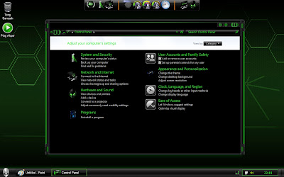 Download Green Alienware Skin Pack 3.0 Untuk Windows 7